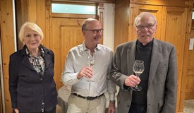 Helga Bahr, Pastpräsident Prof. Dr. Woltmann, Jörg Bahr